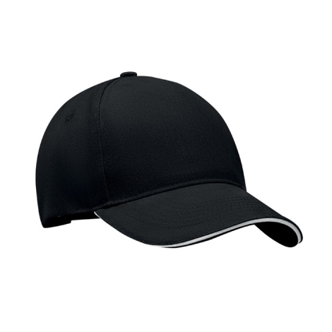 Casquette publicitaire coton brossé 5 pans Singa