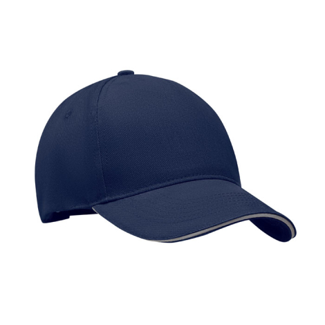 Casquette publicitaire coton brossé 5 pans Singa