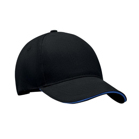 Casquette publicitaire coton brossé 5 pans Singa