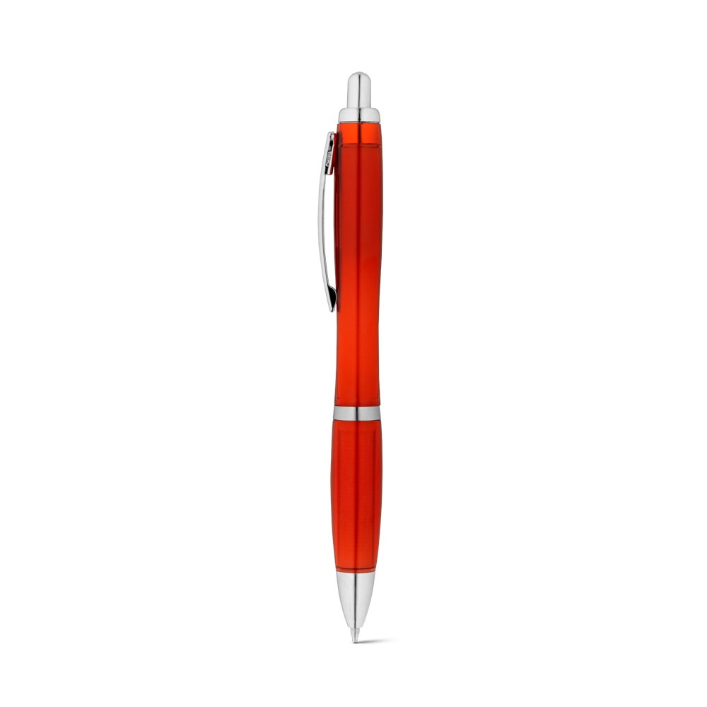 Stylo à bille en PET recyclé personnalisable SWING Rouge