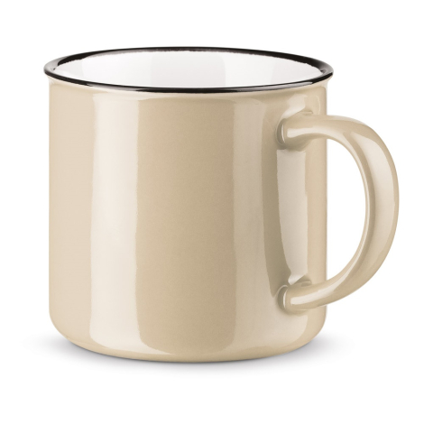 Mug céramique émaillée 360 ​​ml personnalisable VERNON