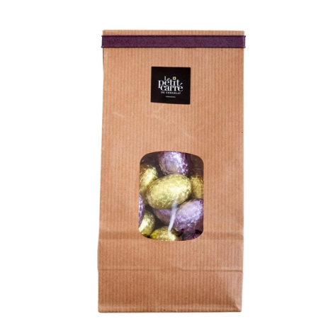 Sachet personnalisé œuf en chocolat de Pâques