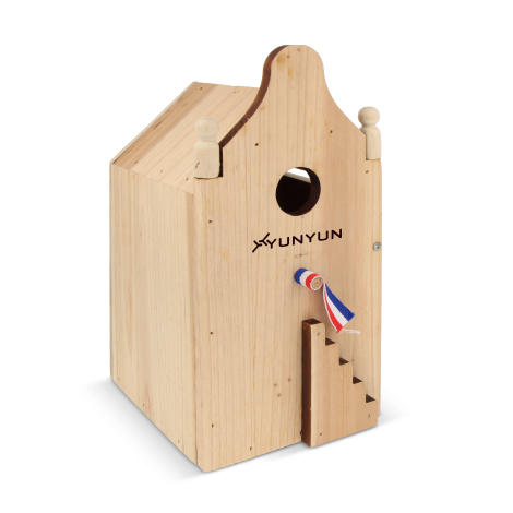 Cabane à oiseaux en bois personnalisable