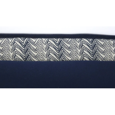 Trousse coton bio personnalisable 27x18 cm - Estelle