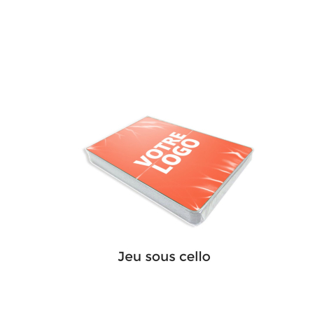 Jeu de belote personnalisable - 33 cartes