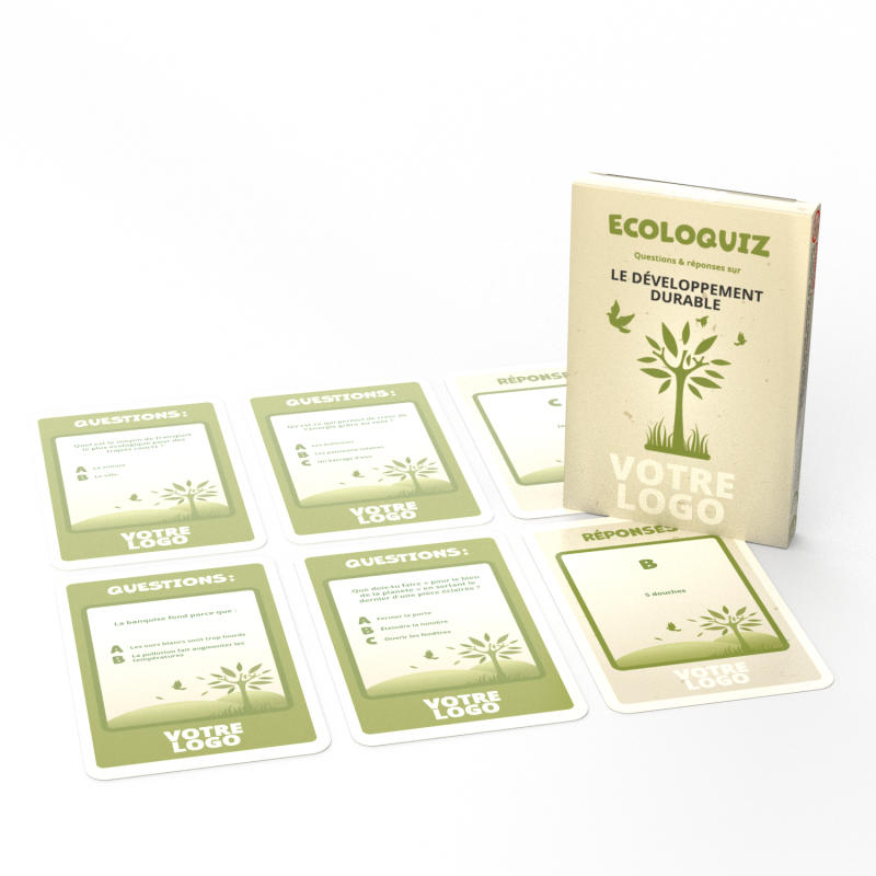 Jeu de quiz personnalisable - Différents thèmes Ecoloquiz