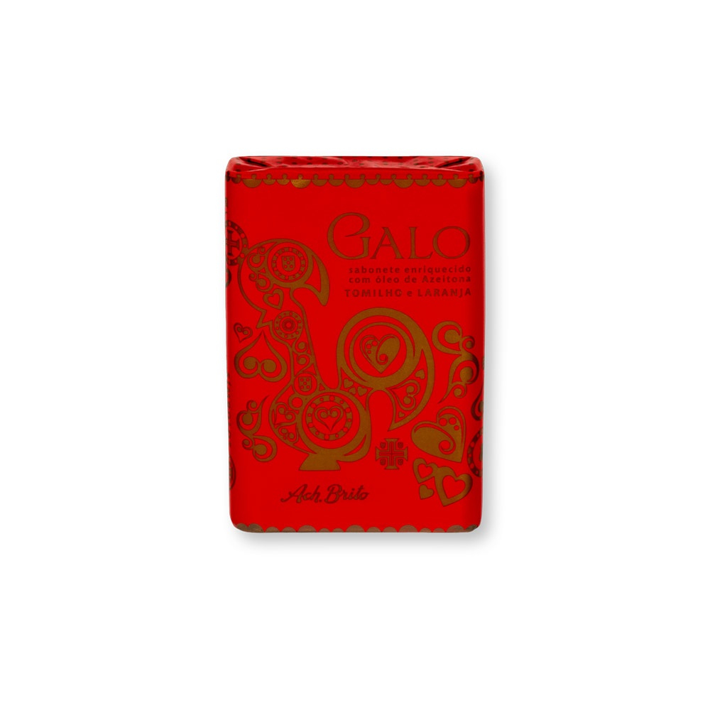 Savon naturel 75g personnalisable SÍMBOLOS LUSITANOS Rouge