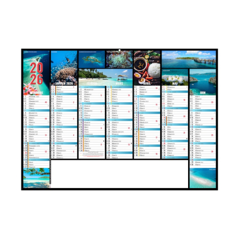 Calendrier de banque promotionnel - JEANNE