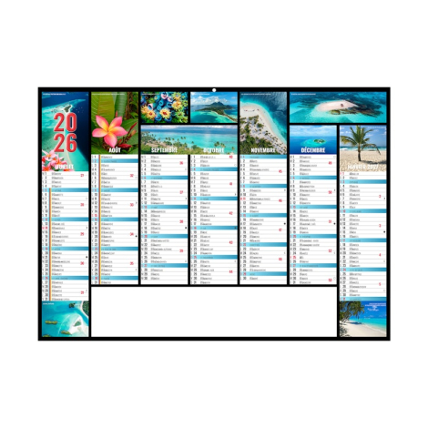 Calendrier de banque promotionnel - JEANNE