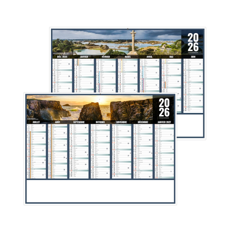 Calendrier bancaire promotionnel - LIBERTÉ