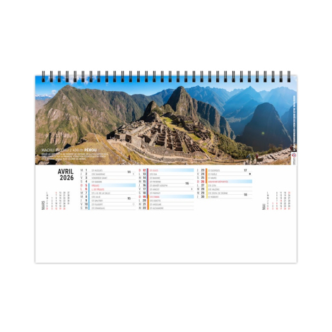 Chevalet personnalisable standard 13 feuillets - Sentiers