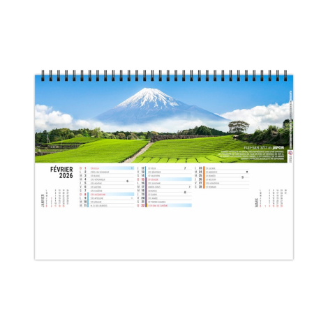 Chevalet personnalisable standard 13 feuillets - Sentiers