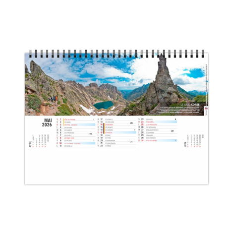 Chevalet personnalisable standard 13 feuillets - Sentiers