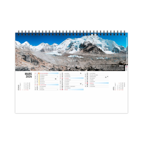 Chevalet personnalisable standard 13 feuillets - Sentiers