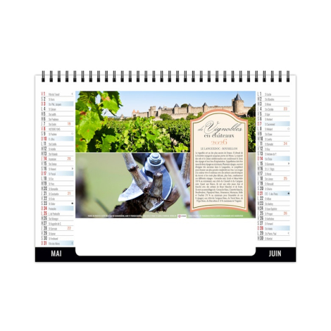 Chevalet standard personnalisable 7 feuillets - Vendange