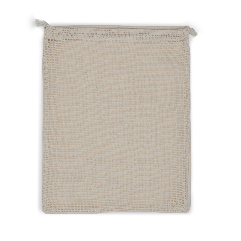 Sac filet publicitaire en coton 140g 25x30 cm