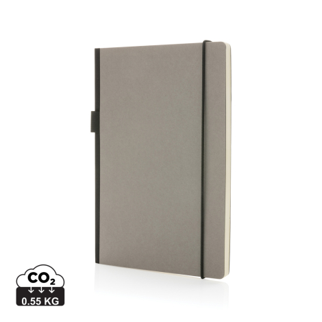 Carnet A5 à couverture rigide et pochette publicitaire