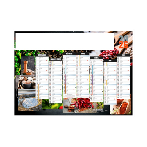 Calendrier bancaire promotionnel - EPICES