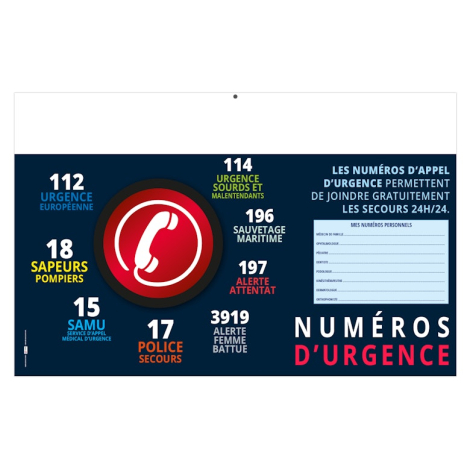 Calendrier bancaire publicitaire maxi - CONDIMENTS