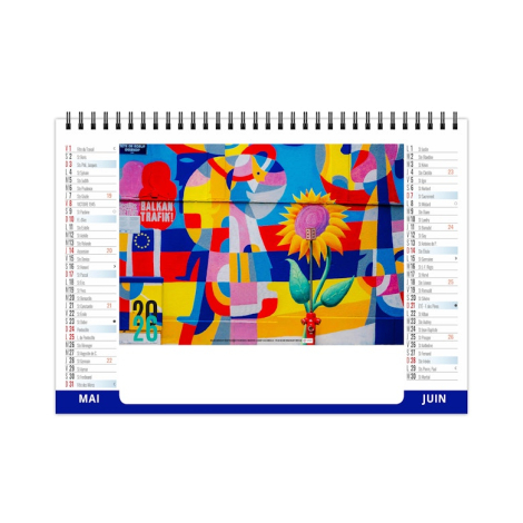 Chevalet standard personnalisable 7 feuillets - Street Art