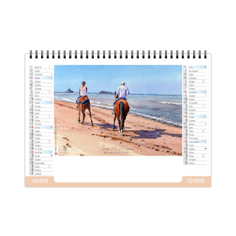 Chevalet publicitaire standard 7 feuillets - Littoral