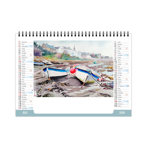 Chevalet publicitaire standard 7 feuillets - Littoral