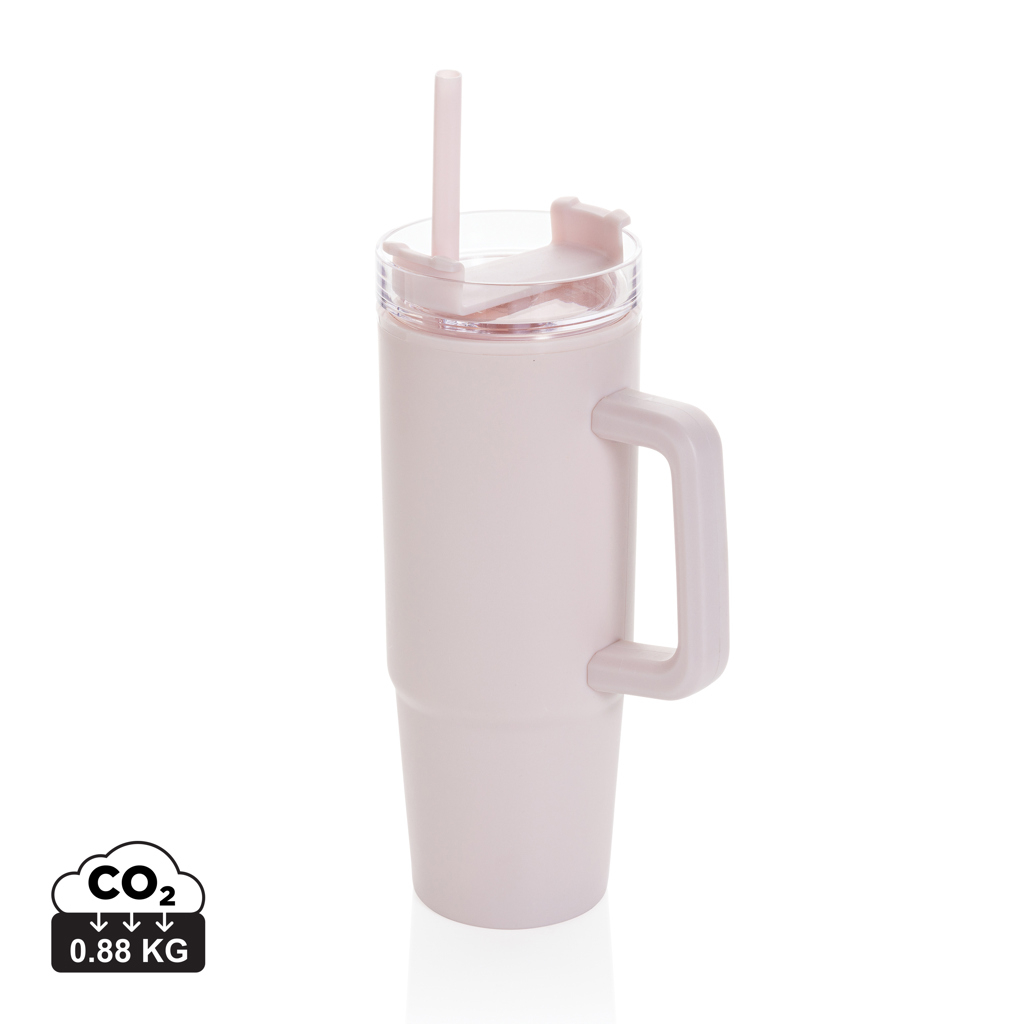 Mug publicitaire recyclé 900ml avec poignée Tana Rose