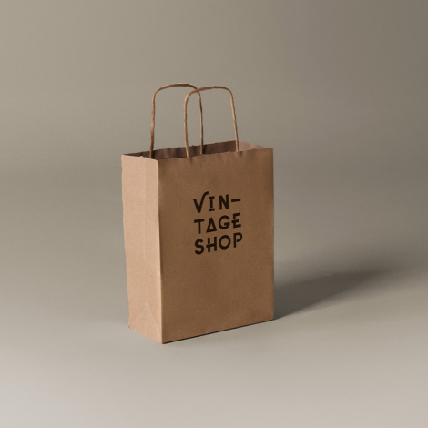 Sac en papier promotionnel 18x8x24 cm PAPEL