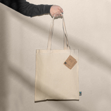 Tote bag promotionnel en coton Fair Trade 140 g - SPLIT