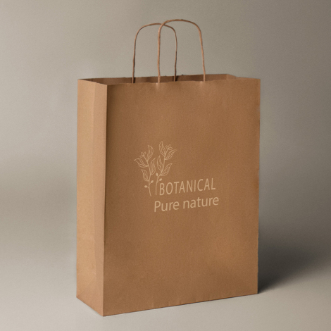 Sac en kraft publicitaire 32x12x40 cm BIG KALI
