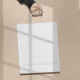 Sac papier à personnaliser 32x40x12 cm BIG KALI WHITE