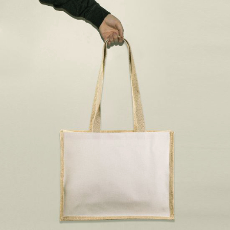Sac publicitaire coton et jute SHOPPER