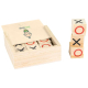 Jeu de morpion promotionnel en bois