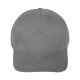 Casquette publicitaire coton 5 pans sans métal First-Class