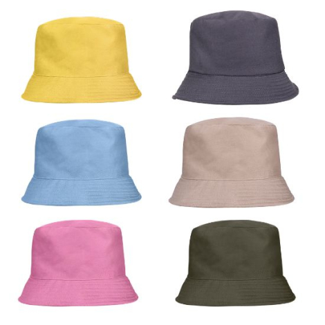 Bob personnalisable coton 250g et polyester 180g à large bord African