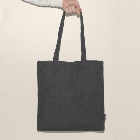 Sac cabas personnalisé coton 300g 10 NOIR
