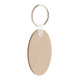 Porte-clés ovale en bois personnalisé Woody B