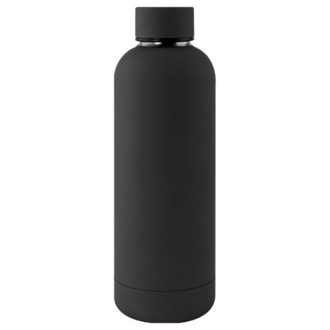 Bouteille inox recyclé 500ml à personnaliser RUBBER Bouteille inox recyclé 500ml à personnaliser RUBBER