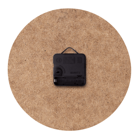 Pendule murale en bois personnalisable BETIME D