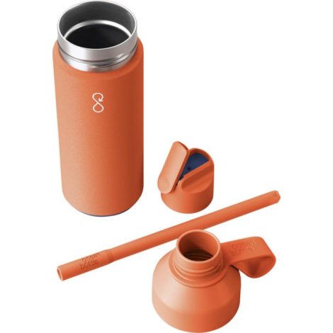 Bouteille inox recyclé personnalisable 500ml Ocean Bottle GO