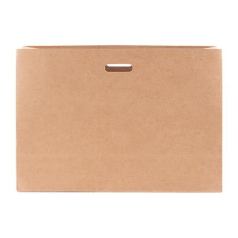 Sac cadeau à personnaliser en carton kraft KAVAI 22x15x7.5 cm