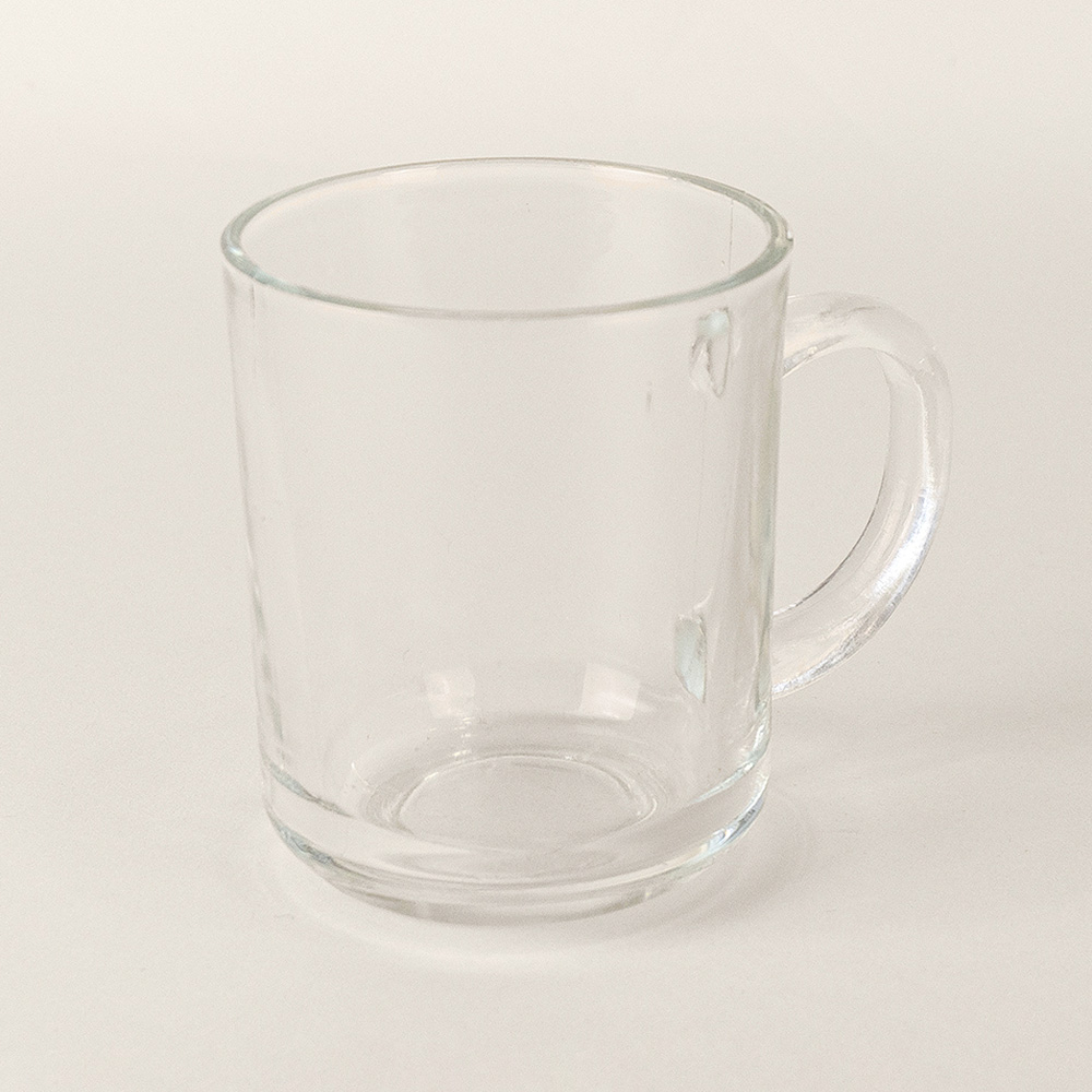 Tasse en verre personnalisable 160ml IBIS Transparent