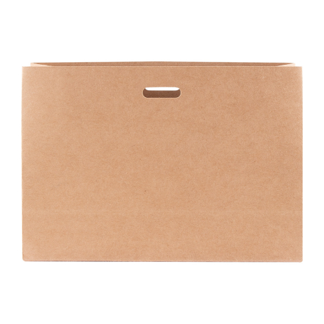 Sac cadeau à personnaliser en carton kraft KAVAI 22x15x7.5 cm