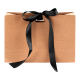Sac cadeau à personnaliser en carton kraft KAVAI 22x15x7.5 cm