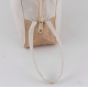 Trousse de toilette coton et jute à personnaliser PALAWAN