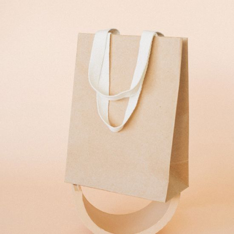 Sac cadeau publicitaire kraft LITT 18x24,5x10 cm