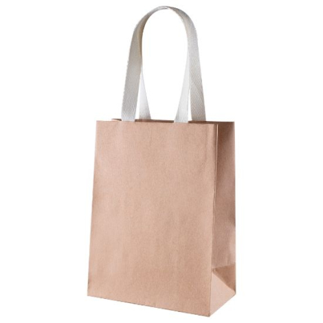 Sac cadeau publicitaire kraft LITT 18x24,5x10 cm