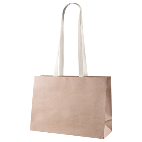 Sac cadeau en kraft 150g promotionnel 35x25x12 cm STOR