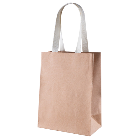 Sac cadeau publicitaire kraft LITT 18x24,5x10 cm
