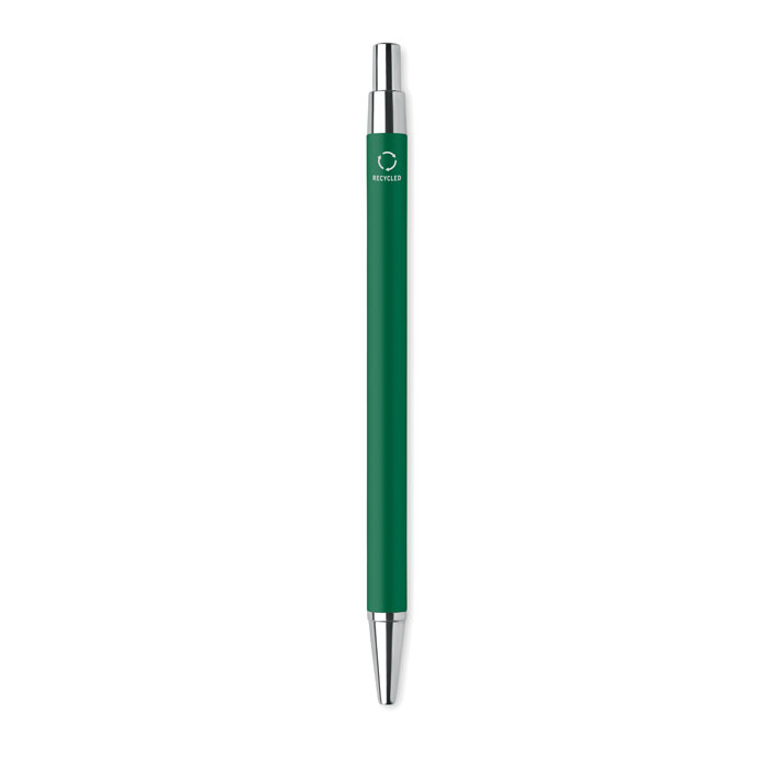 Stylo bille personnalisé aluminium recyclé Vert